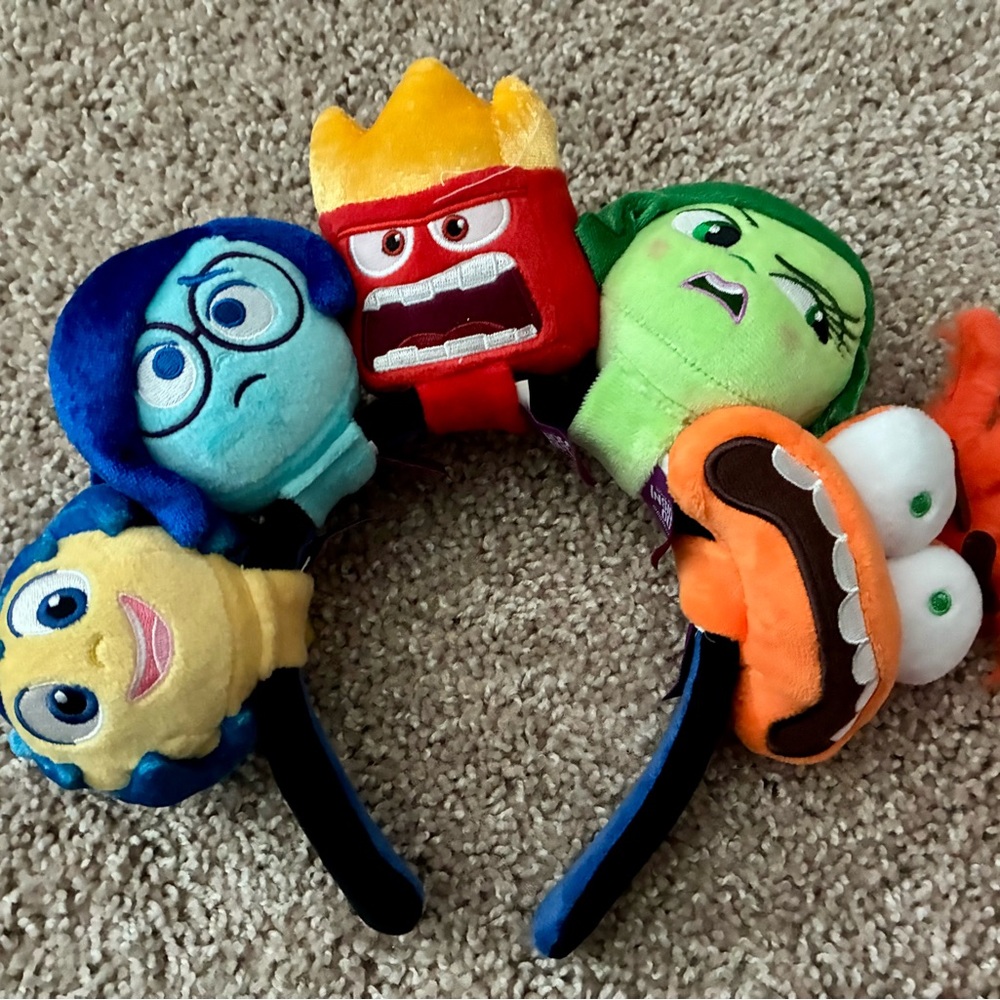 Disney “make your own” headband with five emotions from Inside Out
